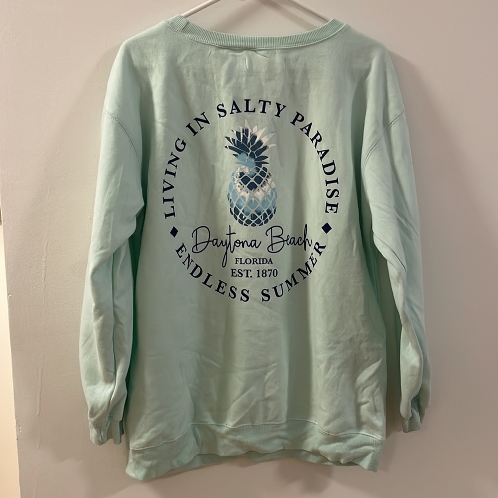 Mint Daytona Beach Crewneck • LARGE